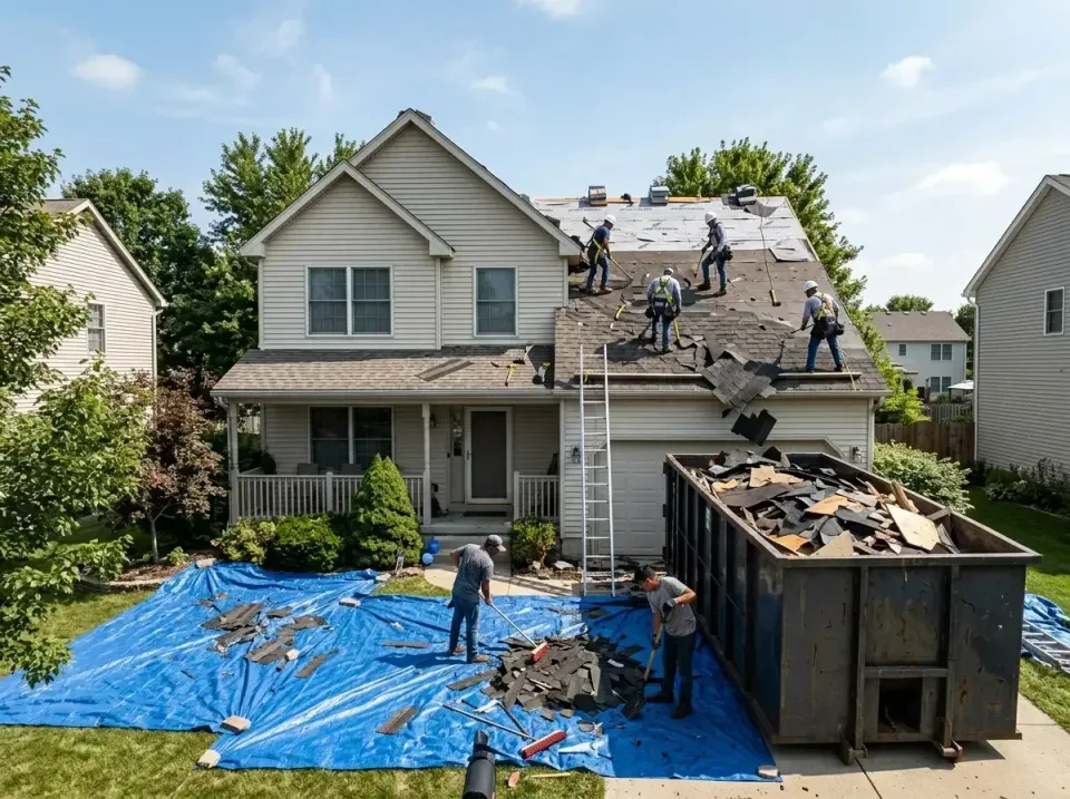 roof-replacement-debris-remova-004 — frequently asked questions, Cheapest Dumpster Rentals in Dunlap, IN
